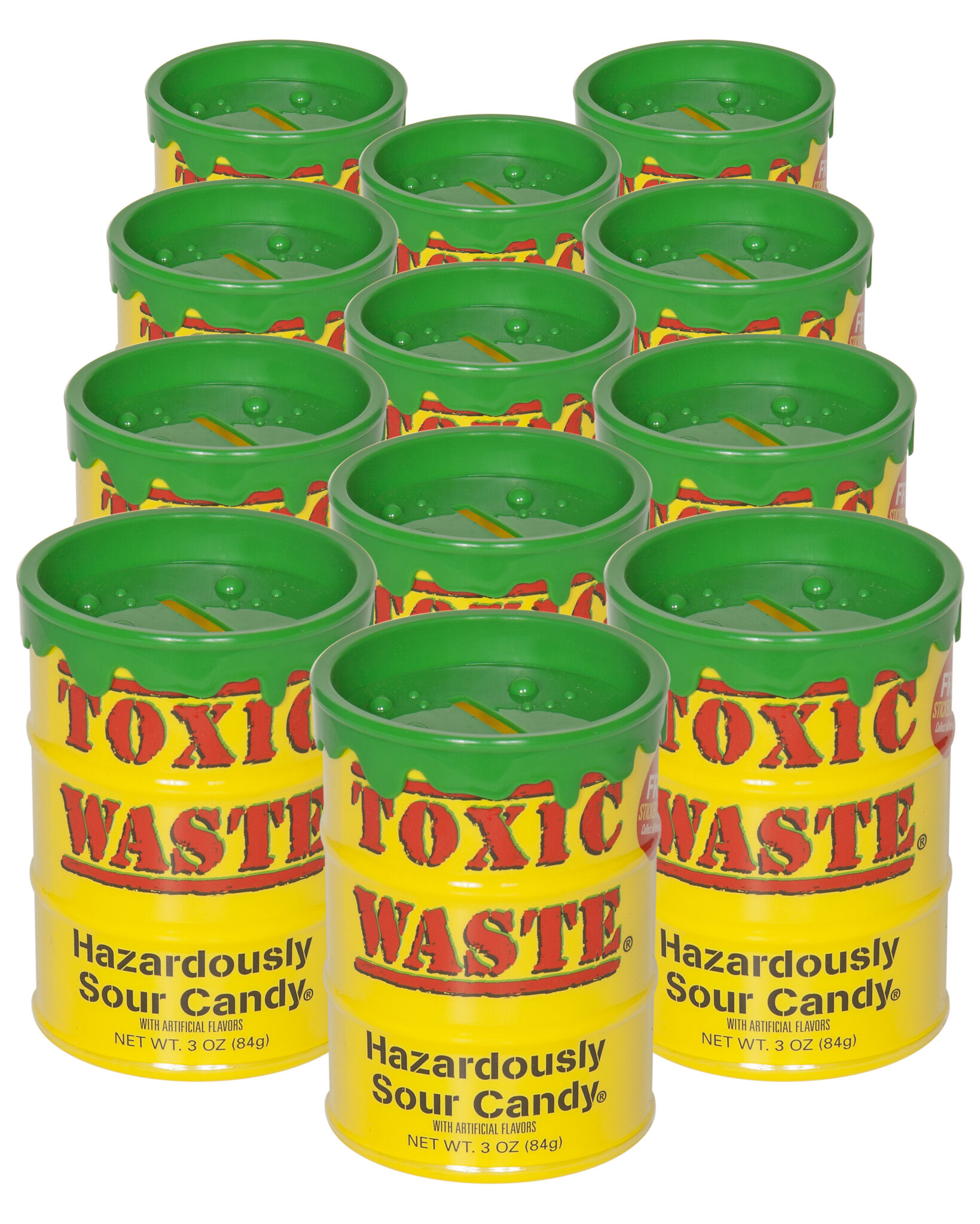 Toxic Waste Candy Yellow Bank - Toxic Waste Candy